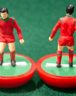 Morocco World Cup 1986 - Team + 2 substitutes and spare keeper (SAME KIT OF THE RODDED KEEPER) in Soccer3D BOX