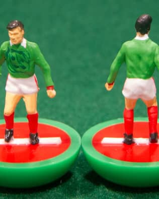 Mexico World Cup 1998 - Team in SUBBUTEO REPLICA GREEN BOX from the 70s