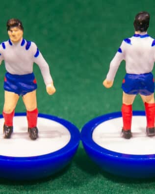 Russia World Cup 1994 - Team + 2 substitutes and spare keeper (SAME KIT OF THE RODDED KEEPER) in SUBBUTEO REPLICA GREEN BOX from the 70s