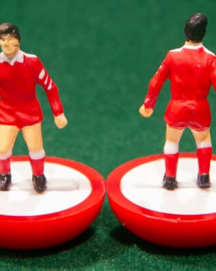 Tunisia World Cup 1998 - Team in COLORED REPLICA SUBBUTEO BOX (on the cover name, figure and logo of the contained team)