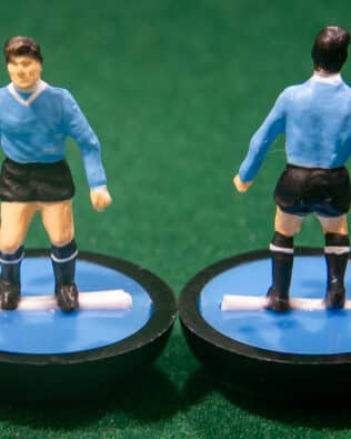 Uruguay World Cup 1986 - Team in SUBBUTEO REPLICA GREEN BOX from the 70s