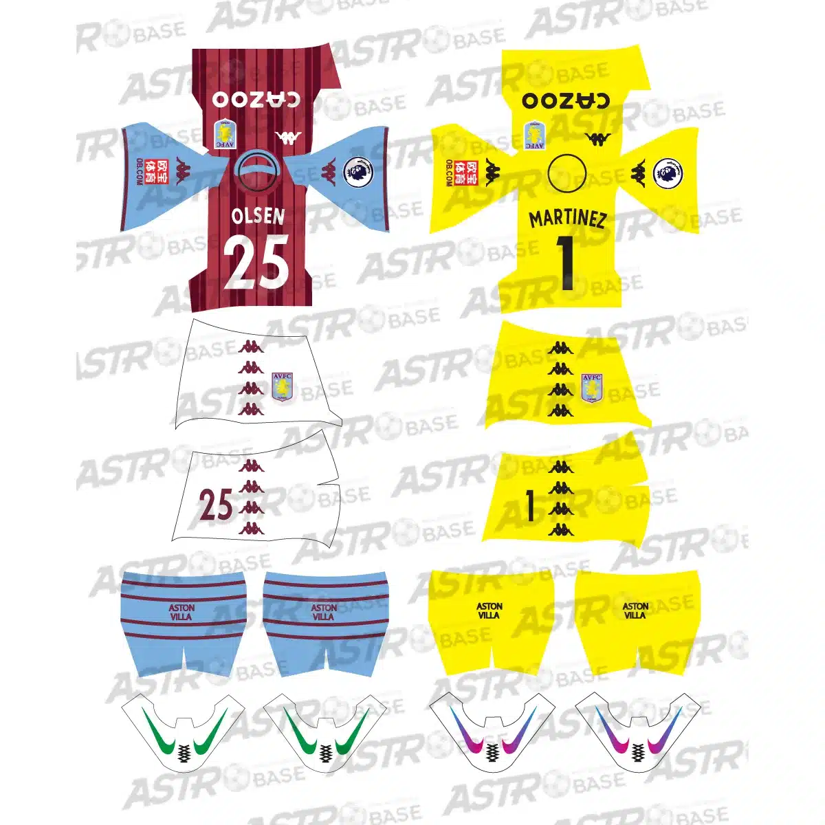 Aston Villa home 2021 / 2022