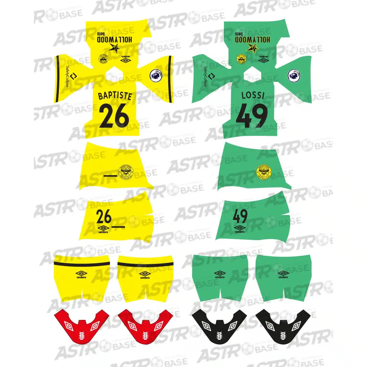 Brentford away 2021 / 2022