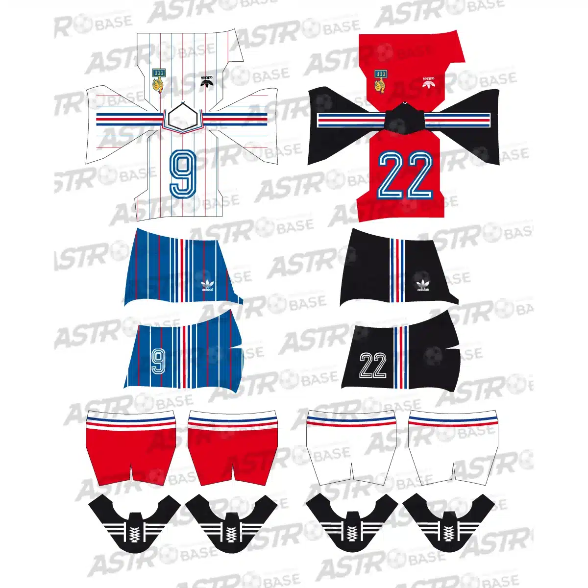 France away World Cup 1982