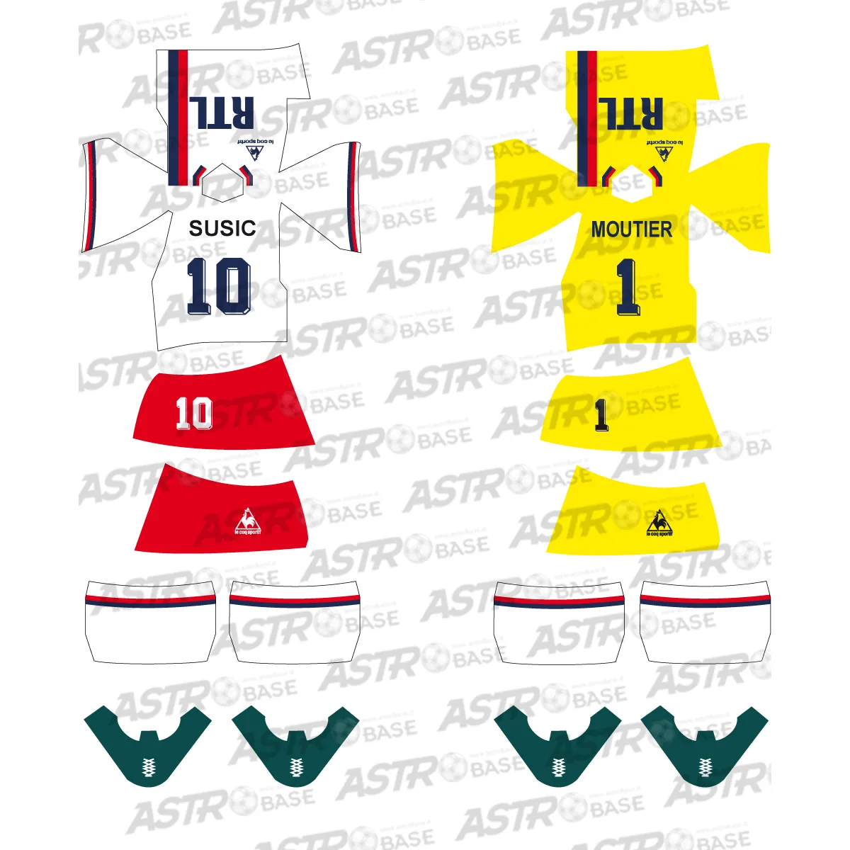 PSG away 1985 / 1986