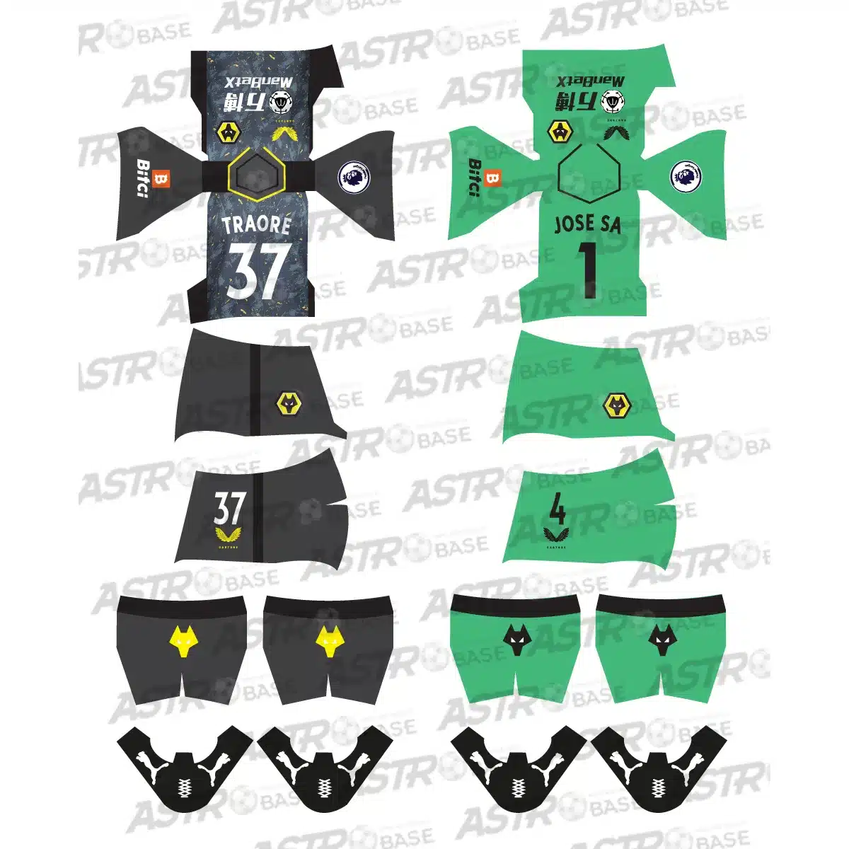 Wolverhampton away 2021 / 2022