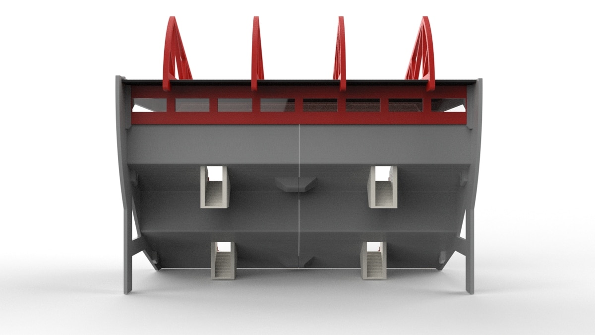 0 - The APEX Grandstand Back windows facade - Image 3