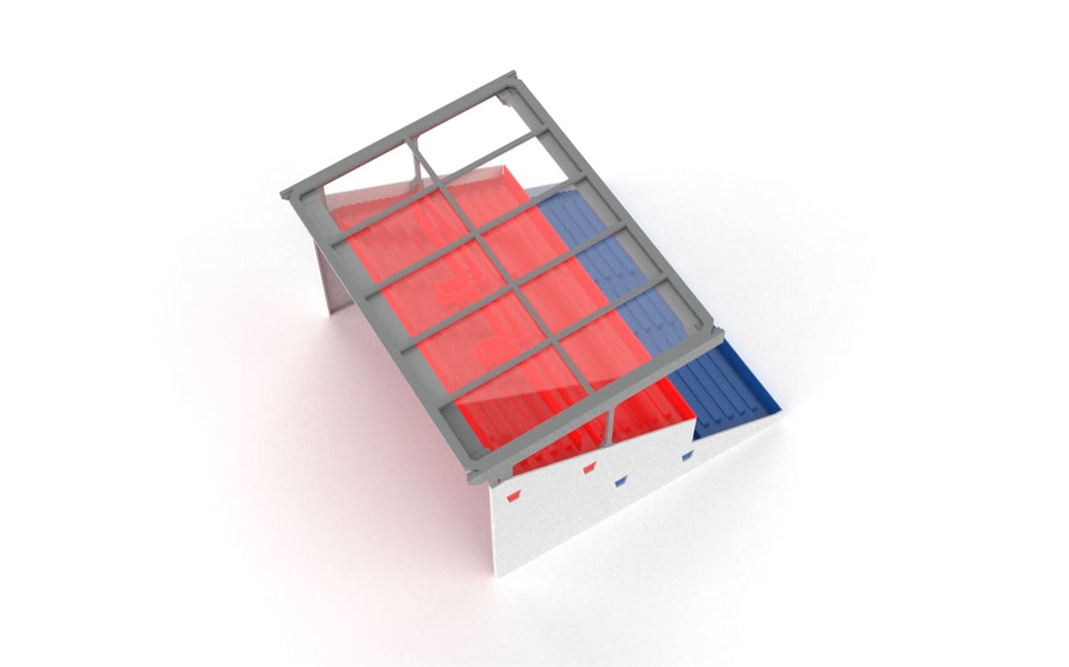 Transparent roof construction for Subbuteo 61216 Grandstand - Image 5