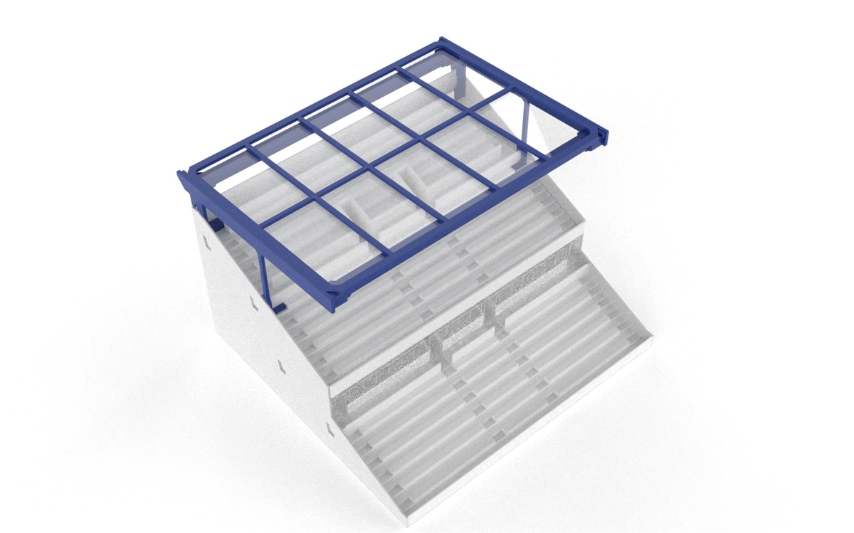 Transparent roof construction for Subbuteo 61216 Grandstand - Image 6