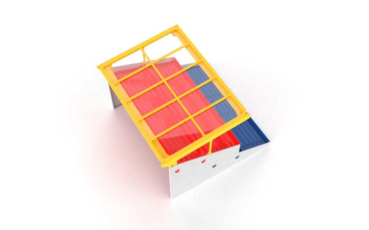 Transparent roof construction for Subbuteo 61216 Grandstand - Image 7