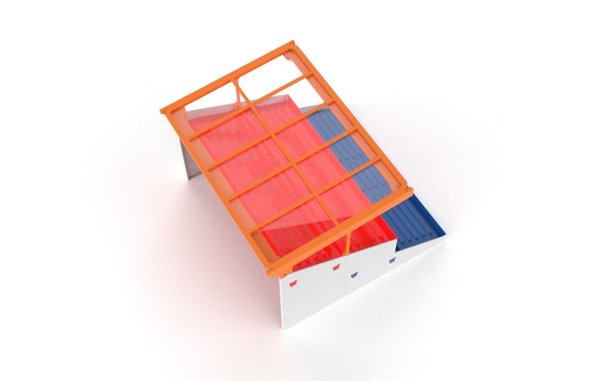 Transparent roof construction for Subbuteo 61216 Grandstand - Image 10