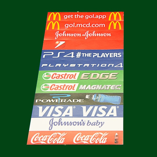 Fence advertising stickers set C
